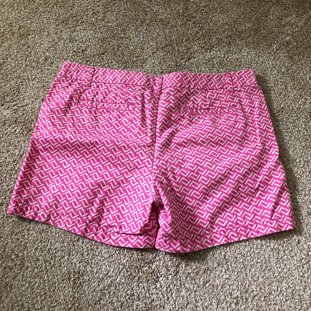 Pink Geometric Print Shorts - Picture 3 of 3